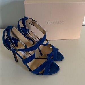 Jimmy Choo Lottie Aegean Strappy Heels